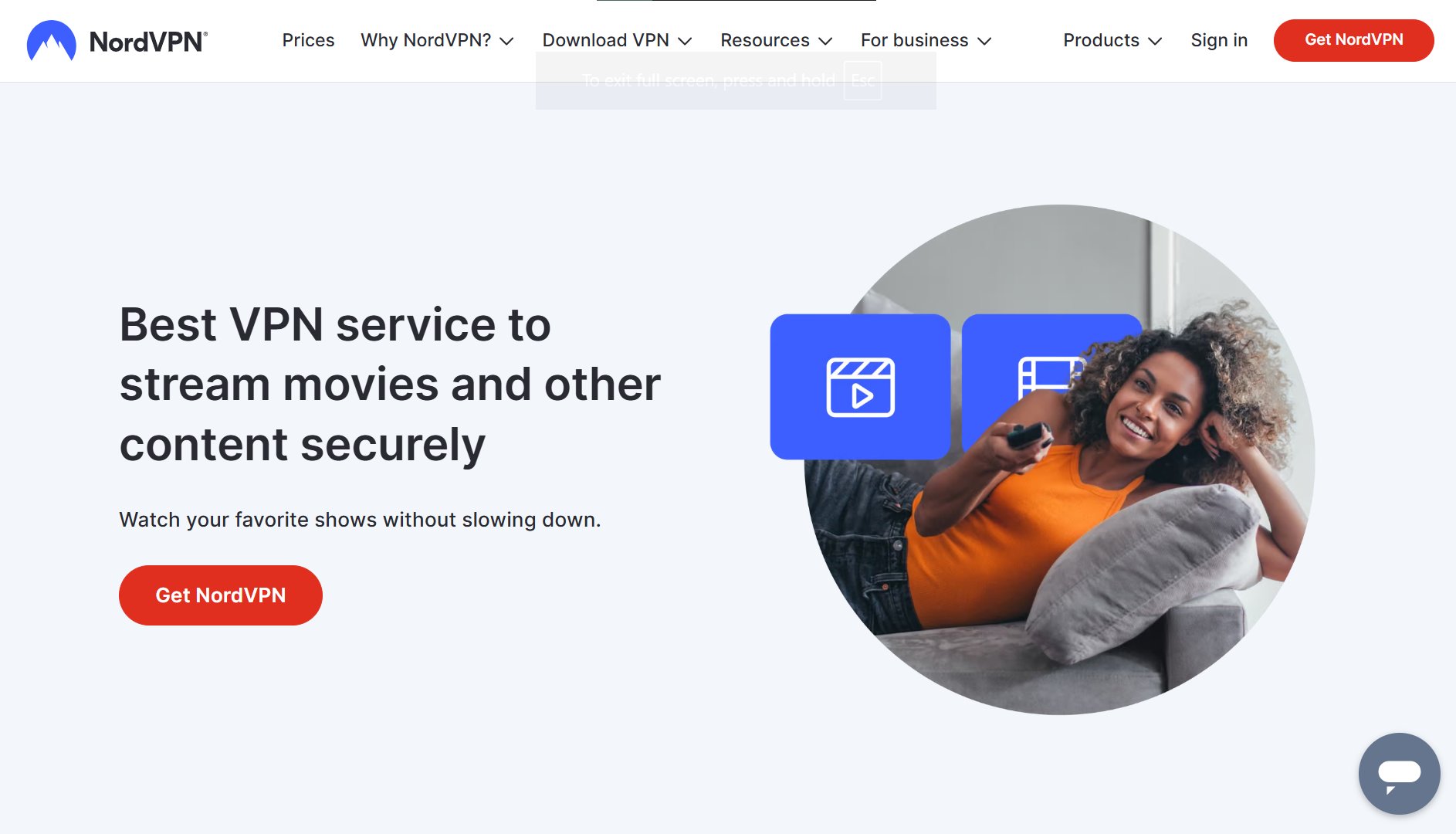 Nordvpn For Streaming Homescreen