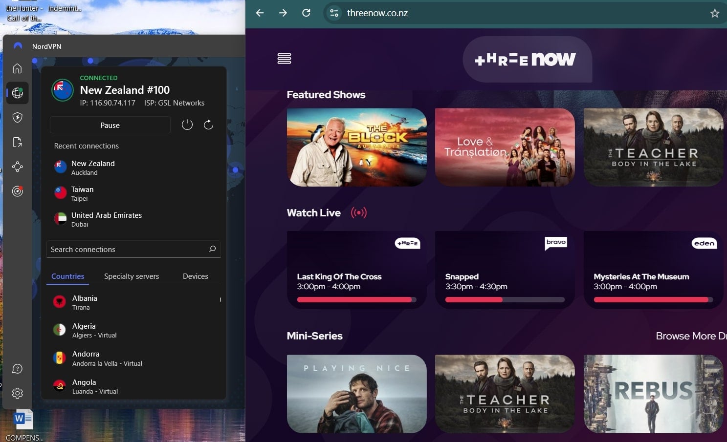 Nordvpn Unblocks Threenow