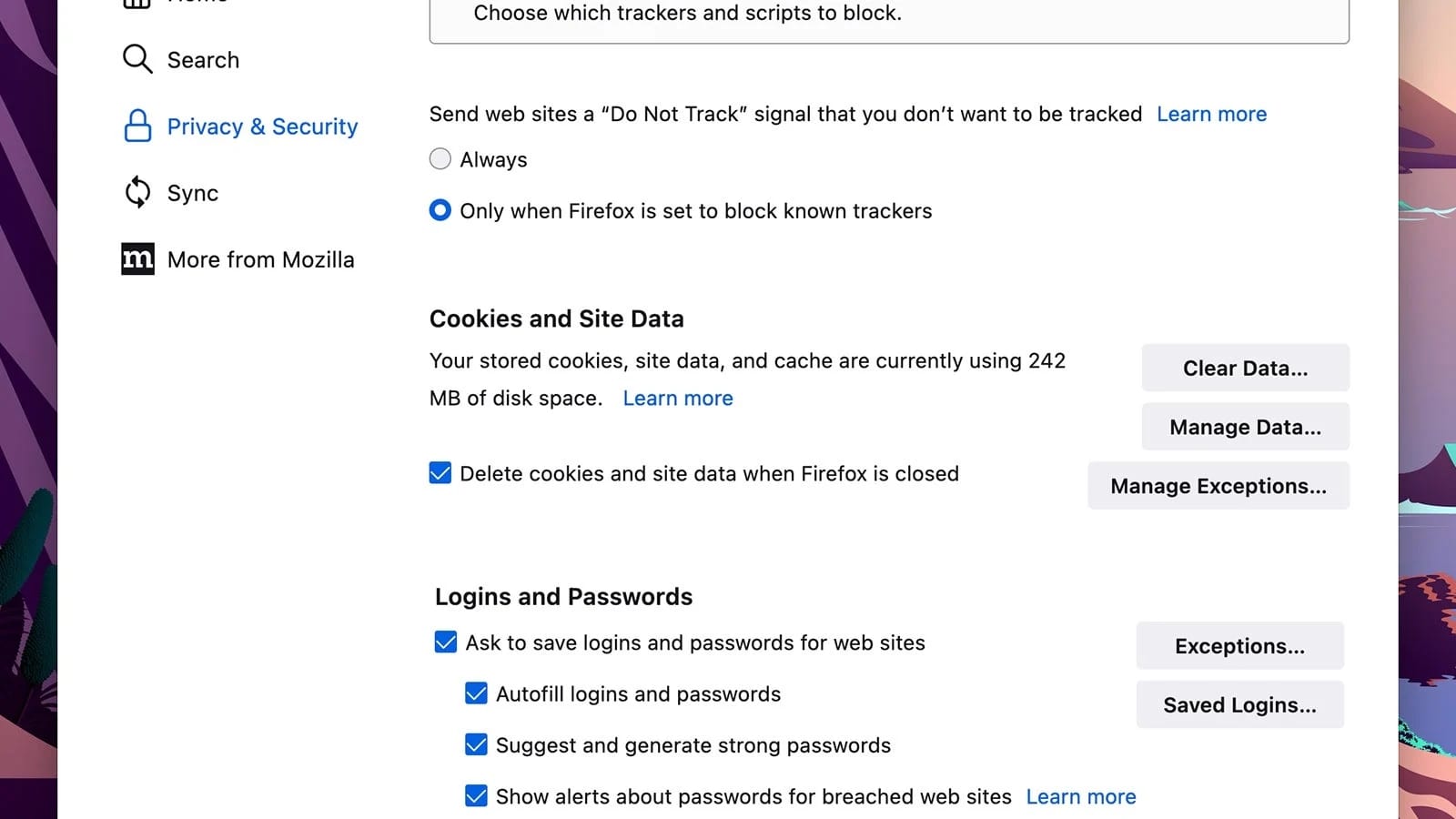 Clear Cache And Cookies