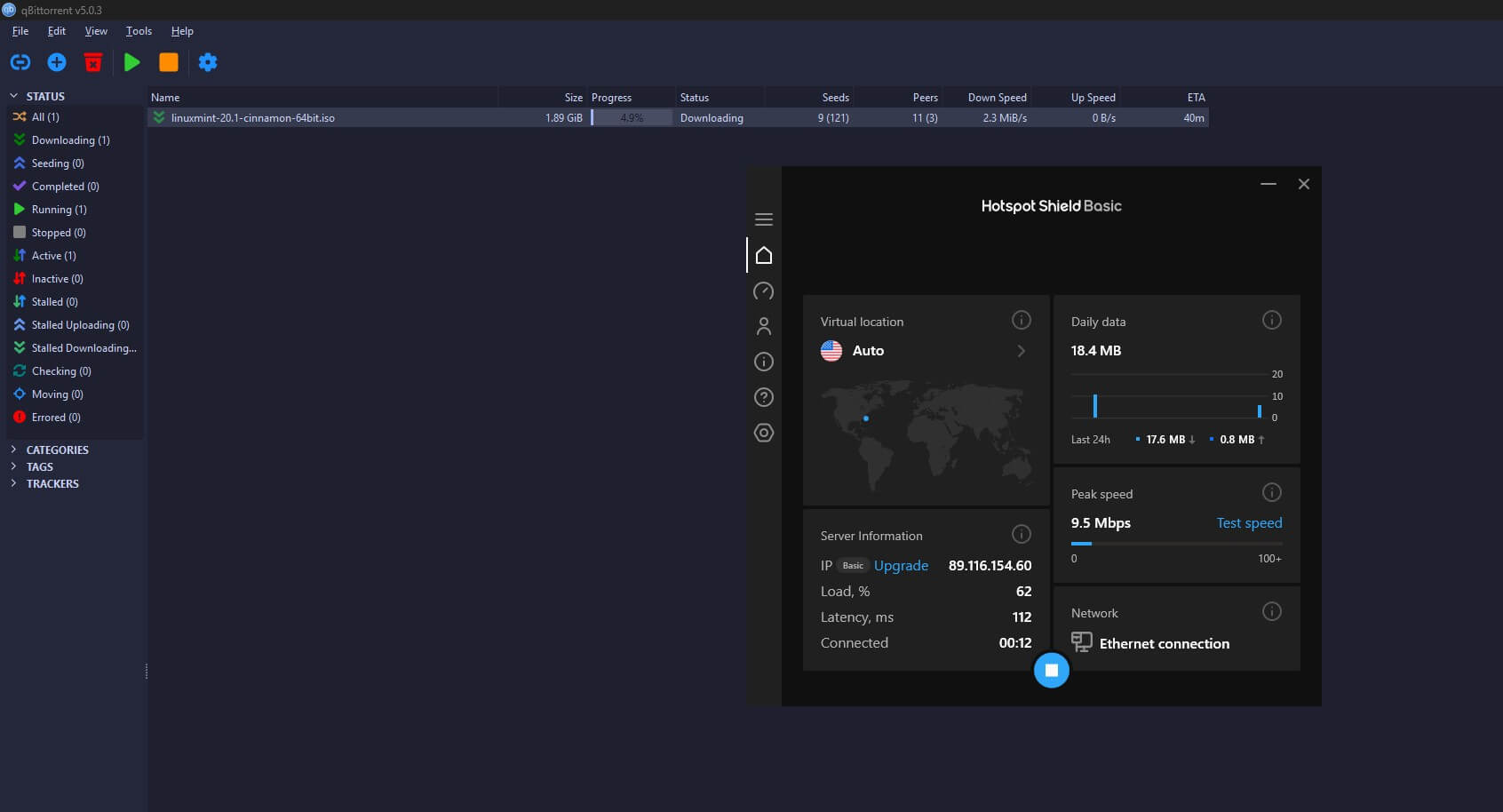 Hotspot Shield Torrenting