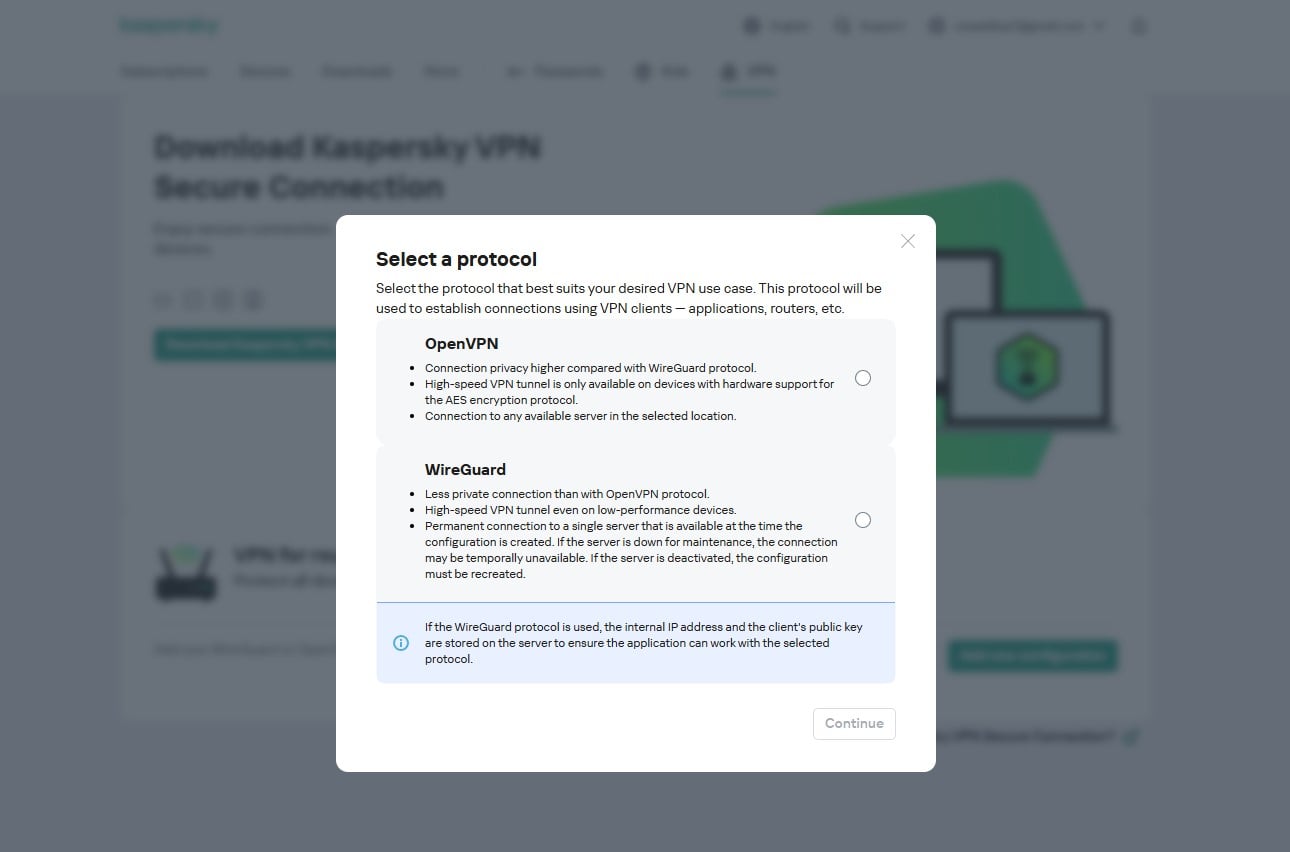 Kaspersky Router Setup
