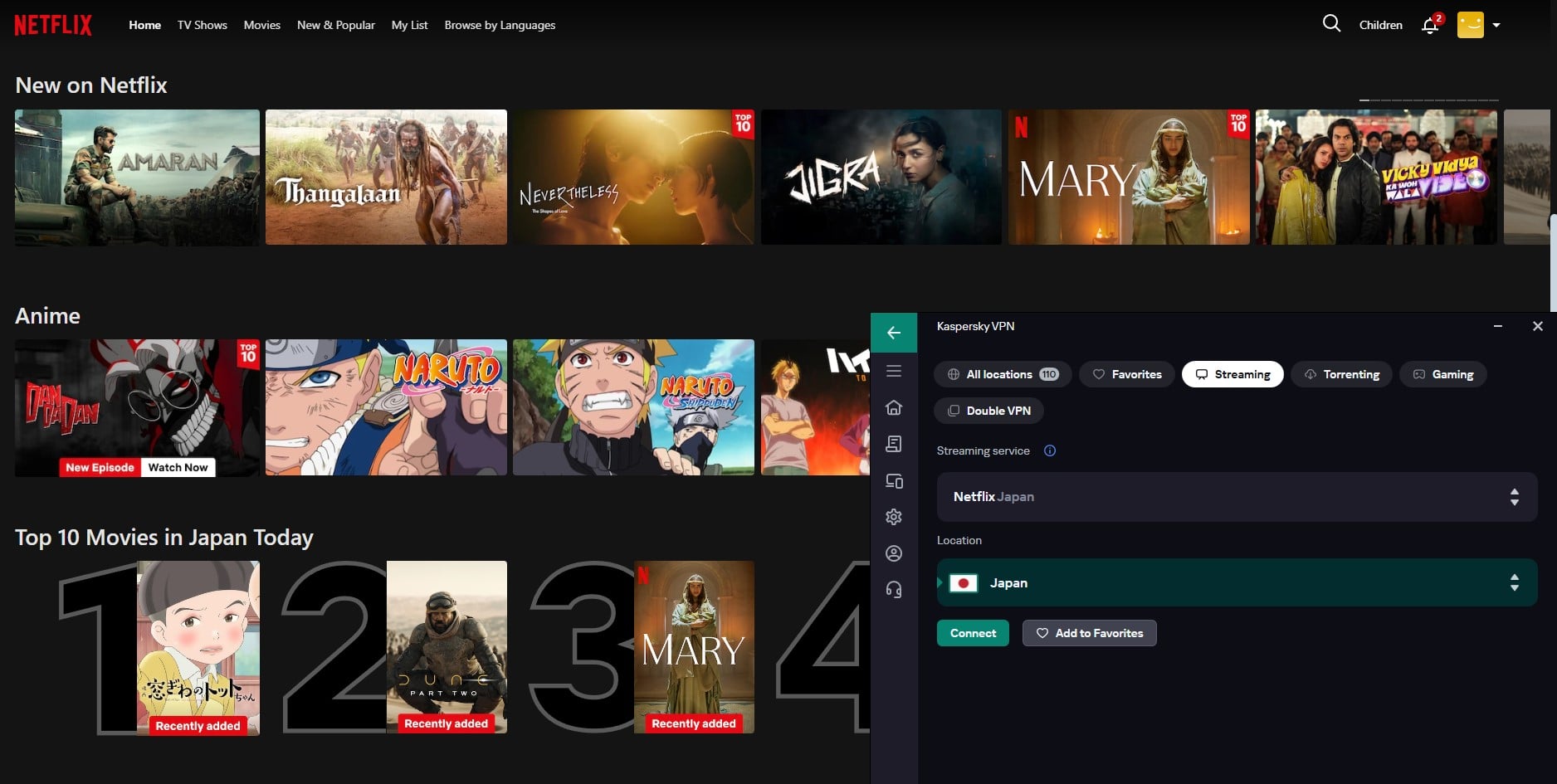 Kaspersky Unblocked Japan Netflix Library