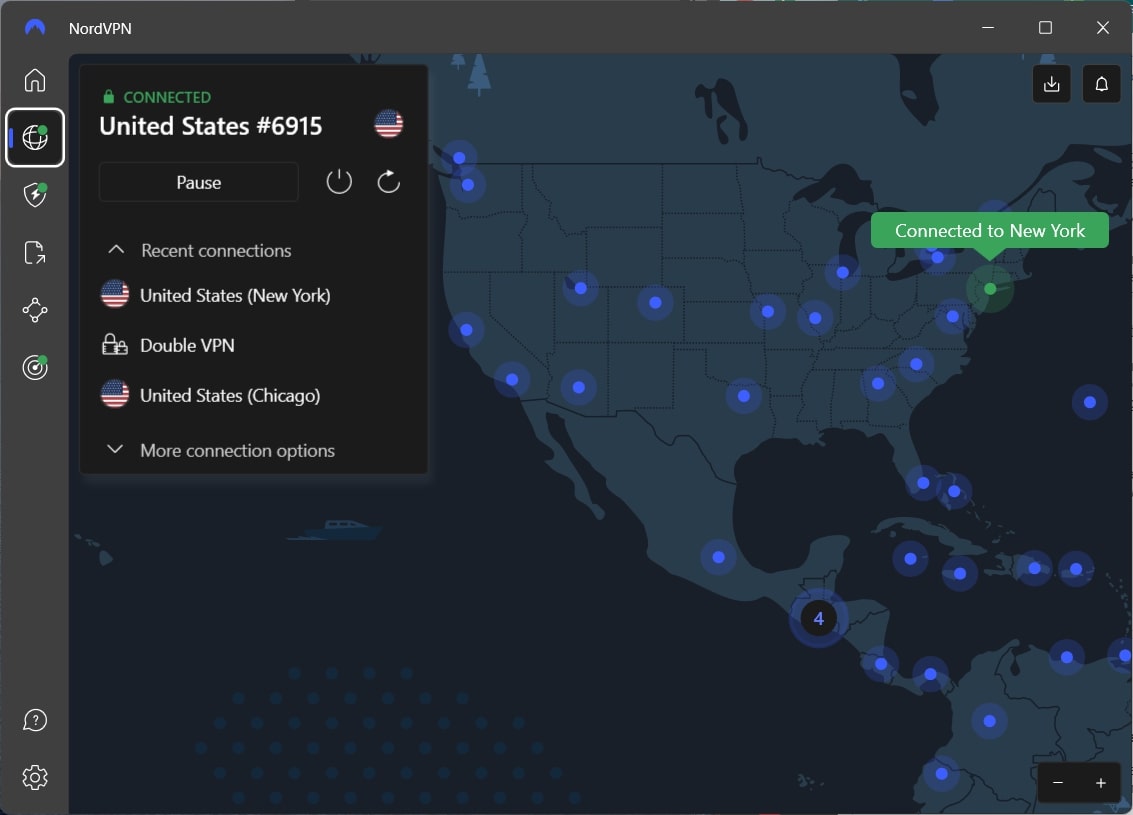 Nordvpn Connected To Us Server