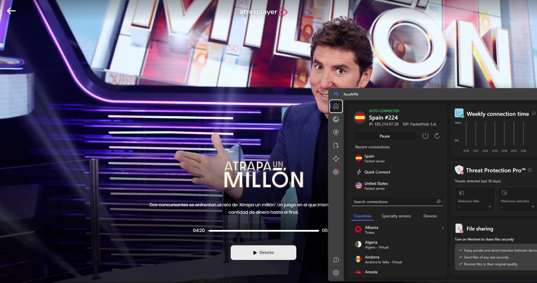 Nordvpn Unblocks Spanish Tv