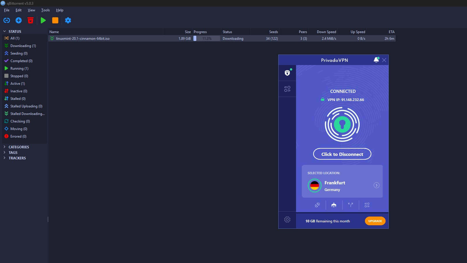 Privadovpn Torrenting