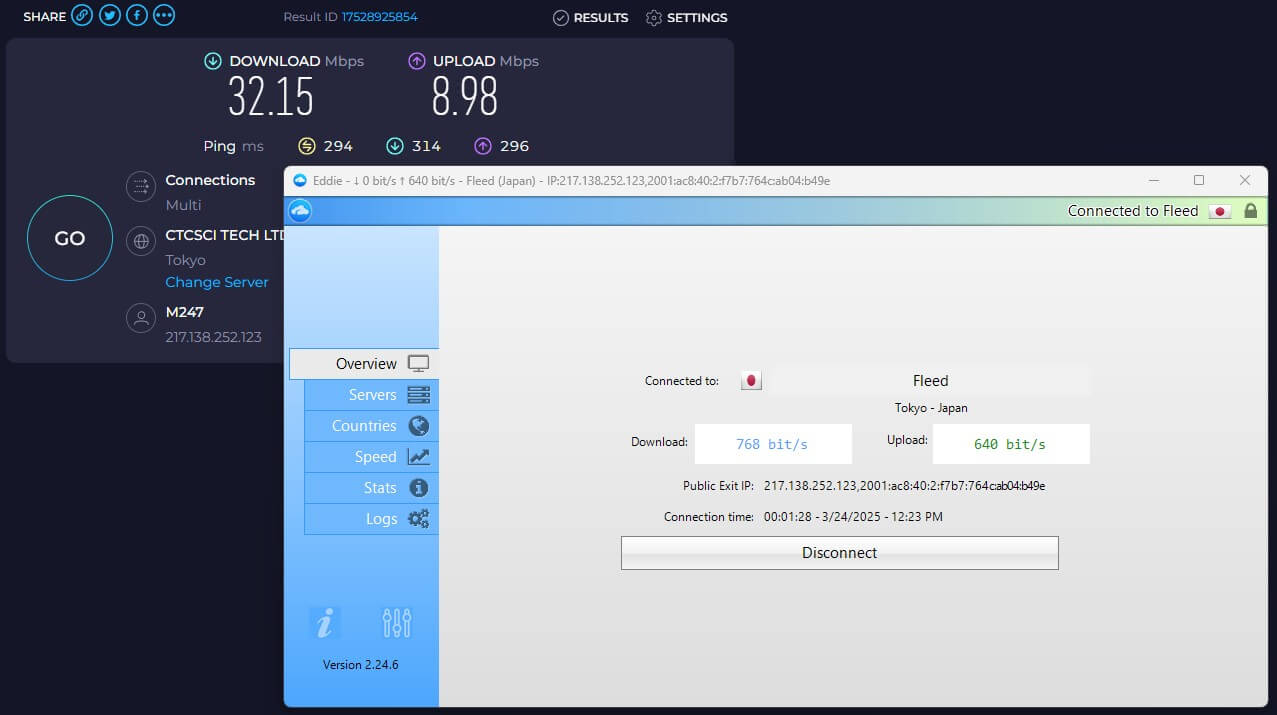 Airvpn Japan Speed Test