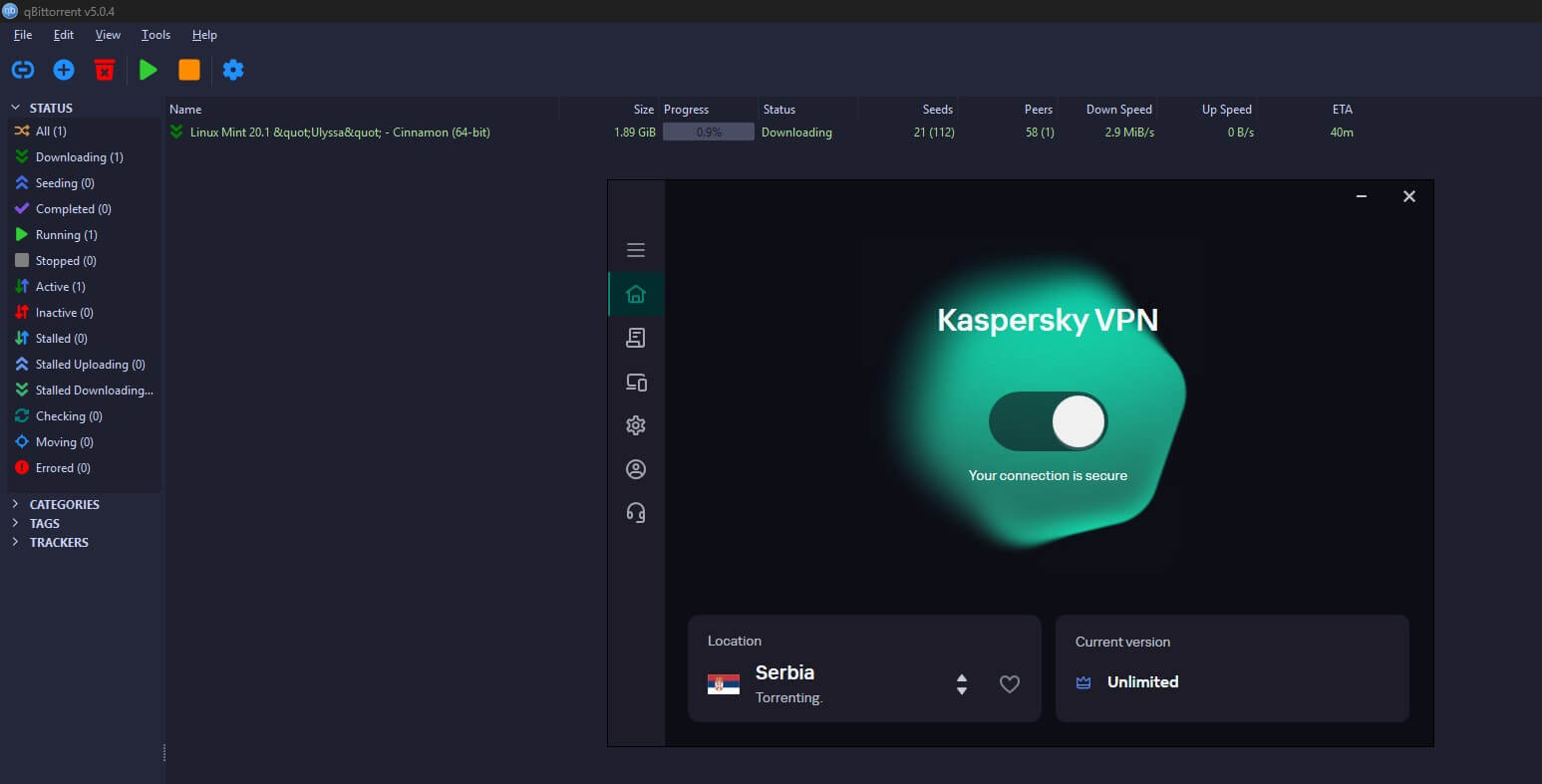 Kaspersky Vpn Torrenting