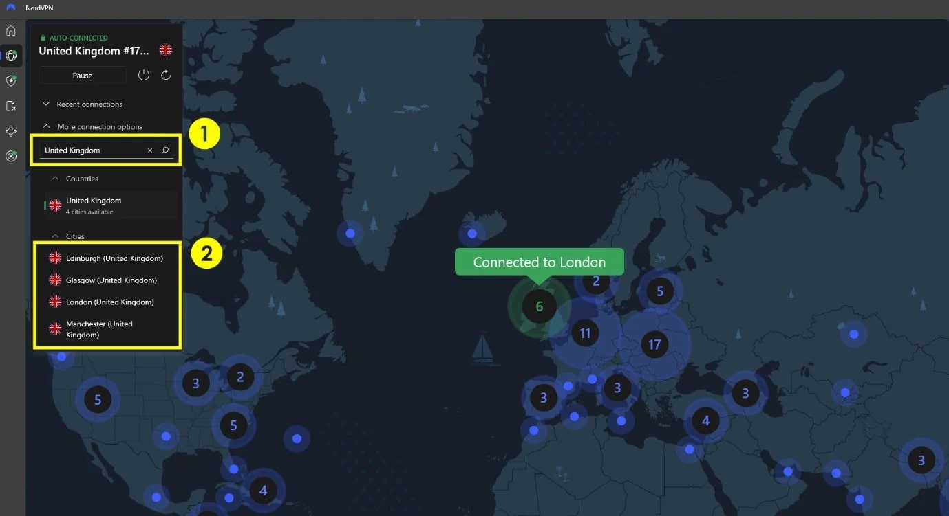 Nordvpn Connected To Uk Server
