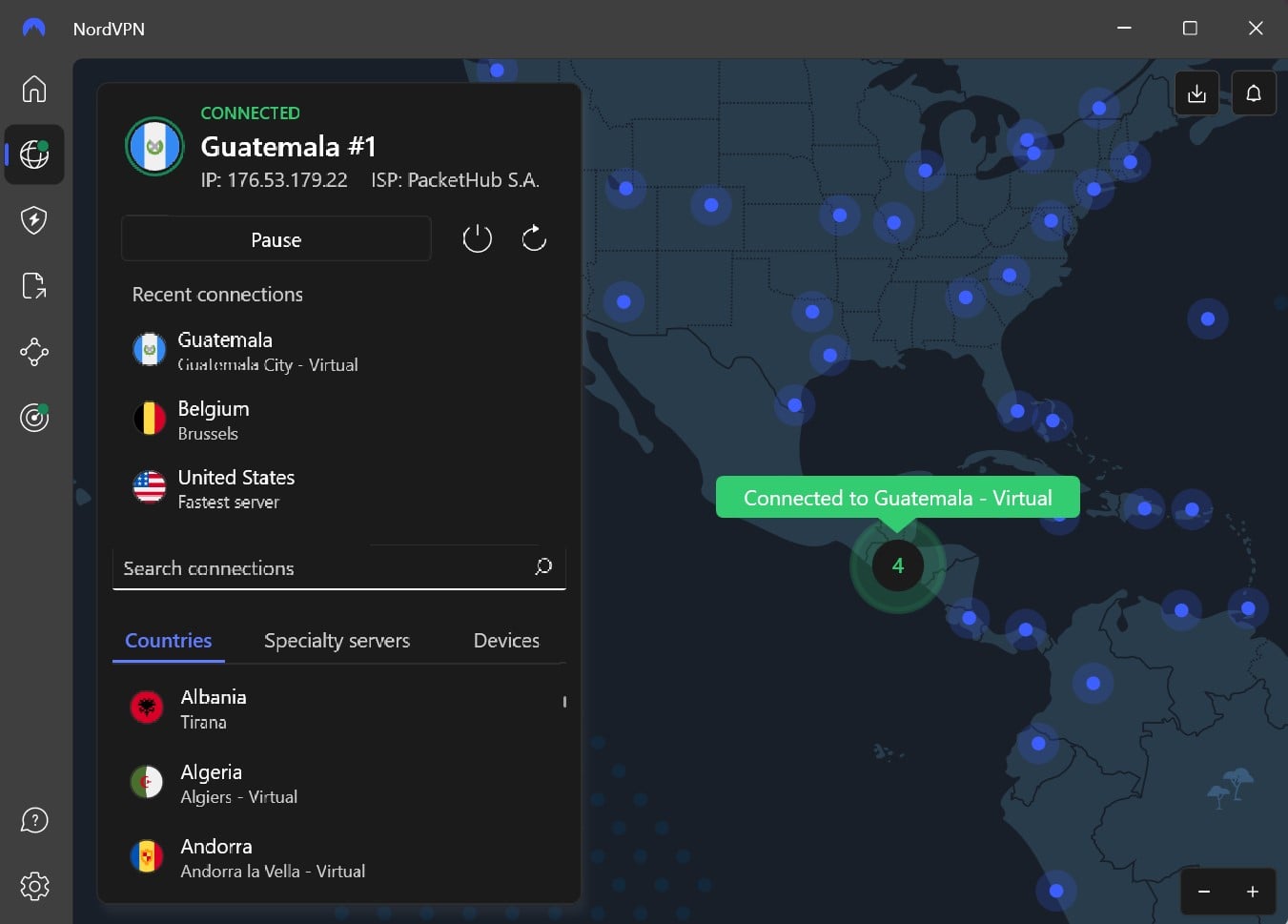 Nordvpn Guatemala Ip Address