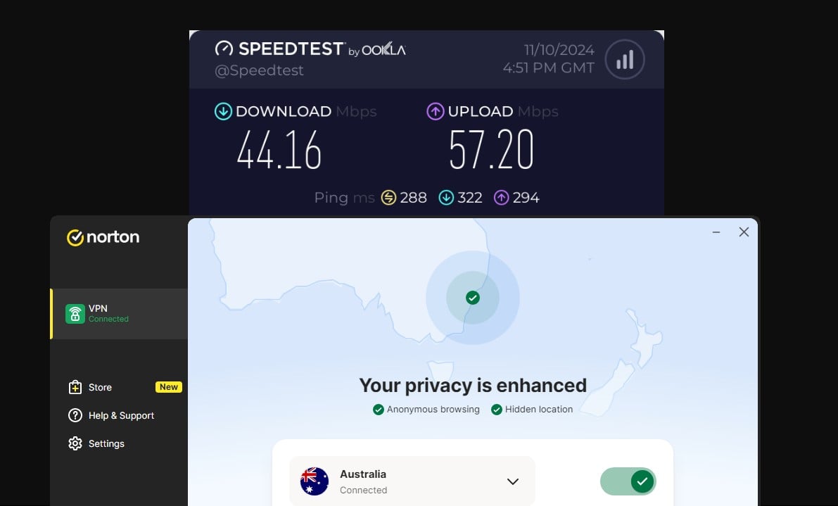 Norton Vpn Distant Server Speed Test Results