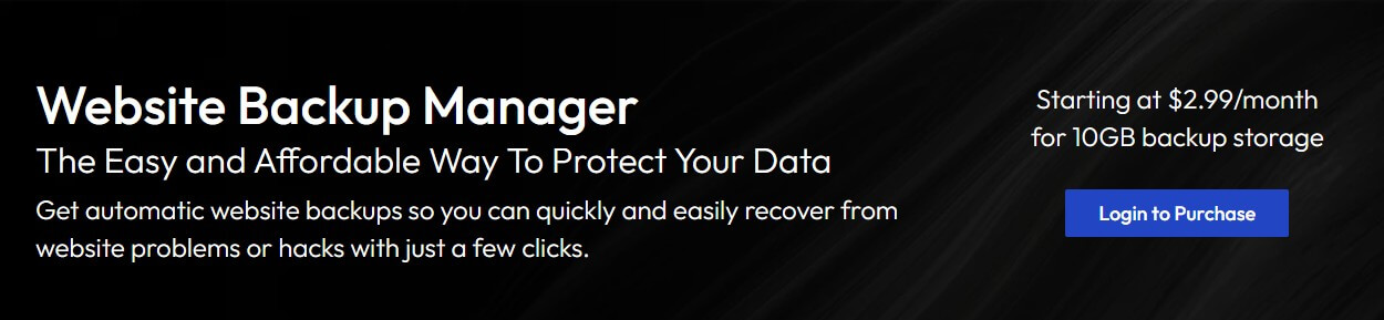 Inmotion Hosting Backup Price