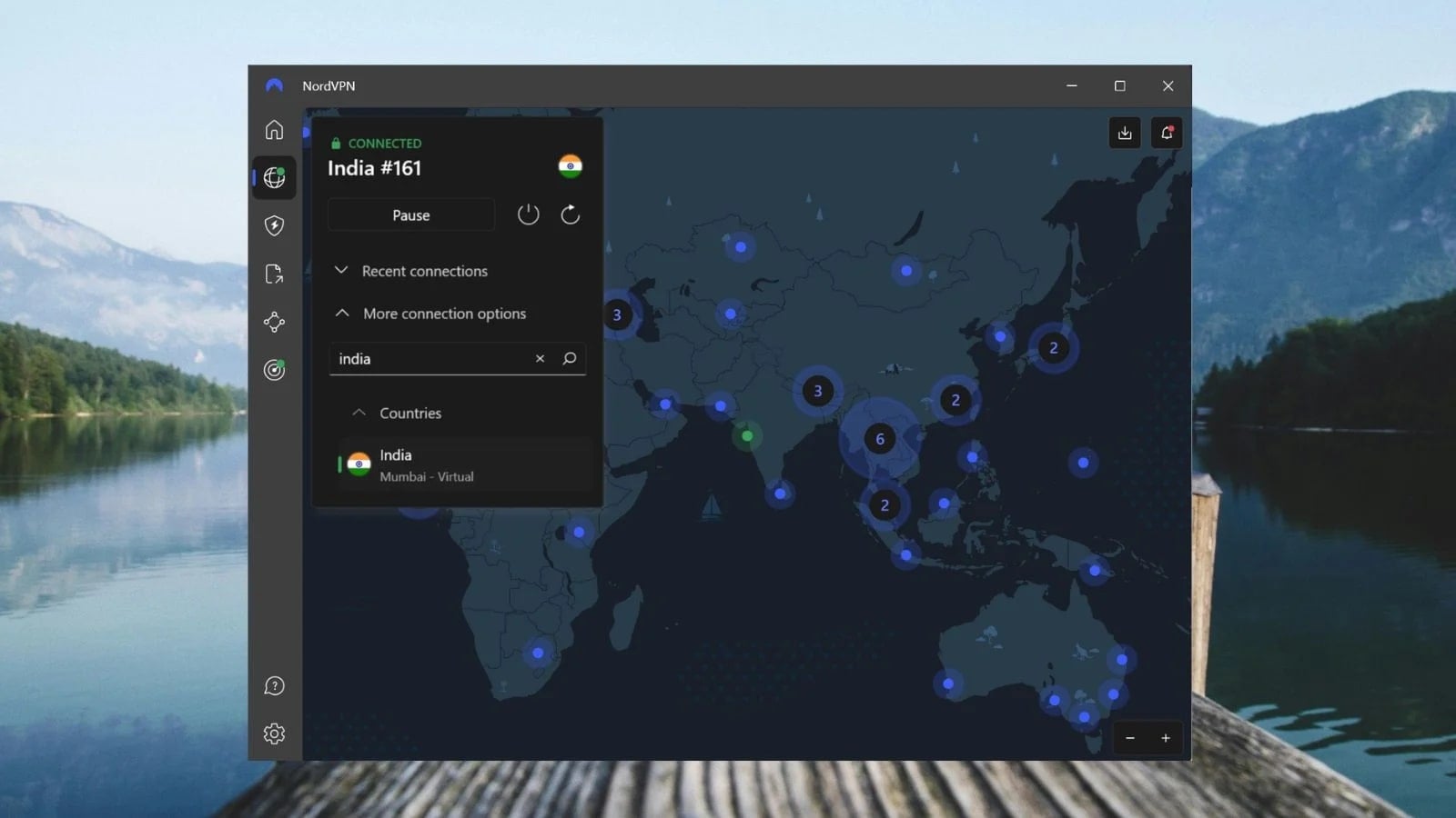 Nordvpn Connected To Indian Server