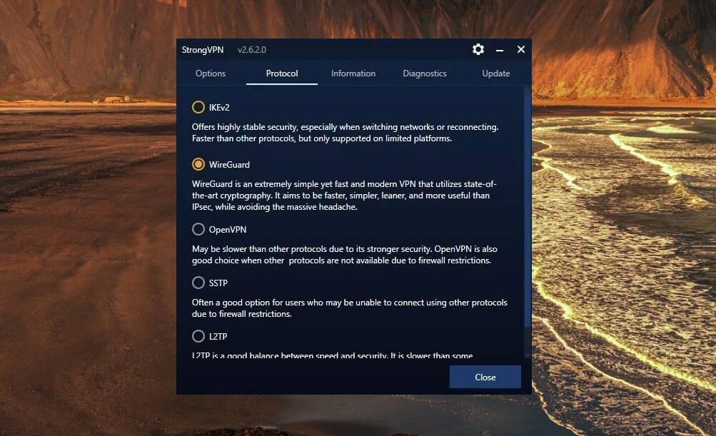 Strongvpn Protocols