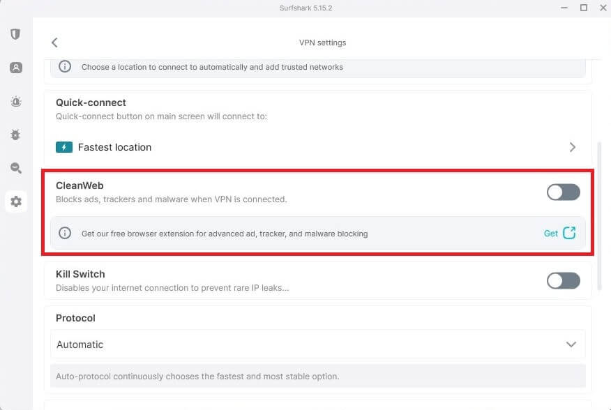 Surfshark Cleanweb Ad Blocker