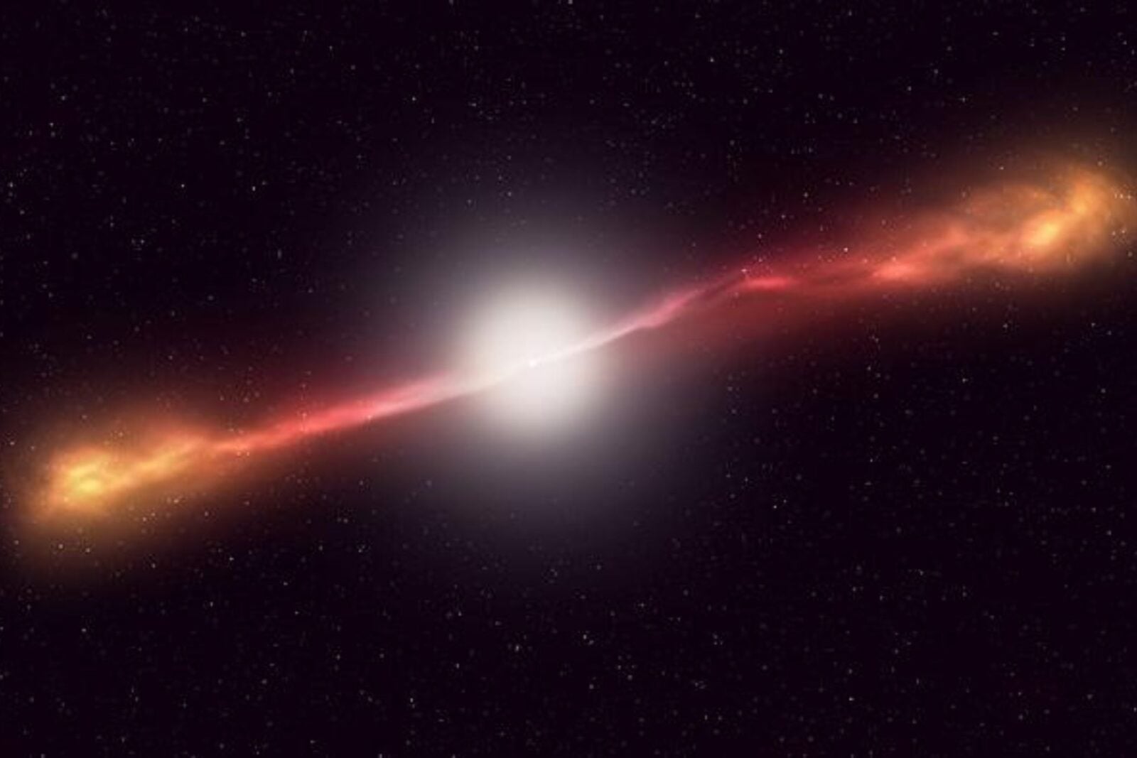 A Rogue Black Hole of Unusual Size Is Devouring Stars in a Distant Galaxy