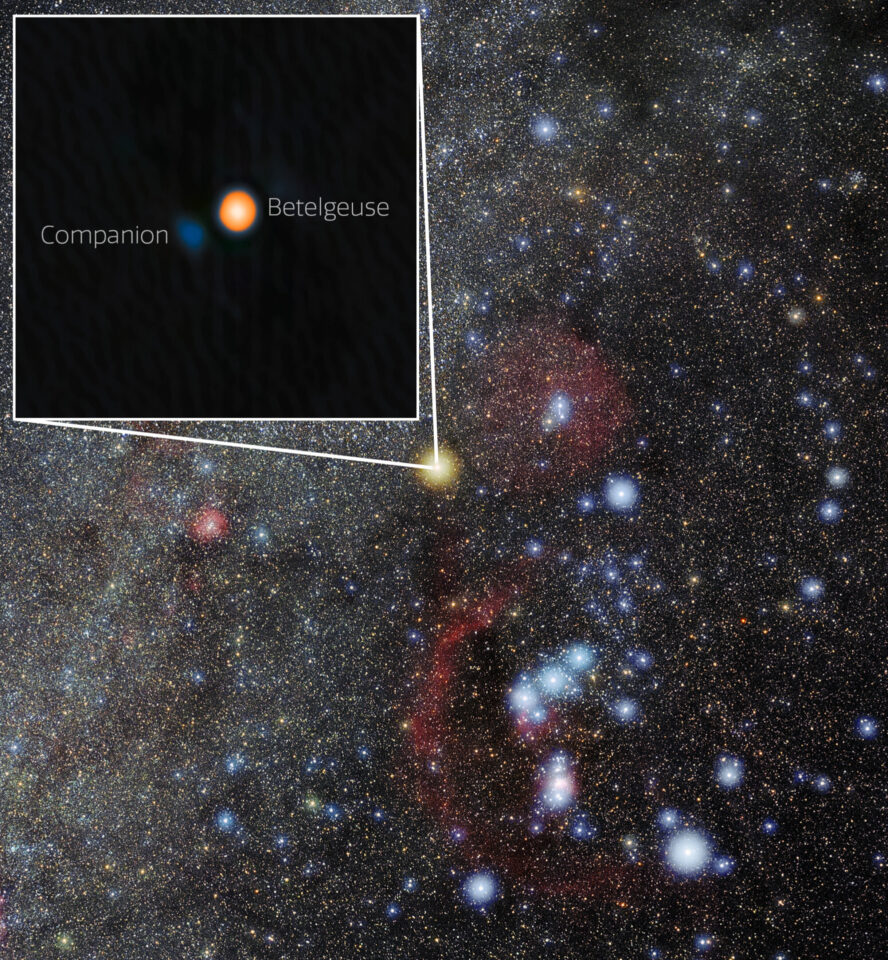 Astronomers Confirm Companion Star Orbiting Betelgeuse, Solving a Long-Standing Mystery