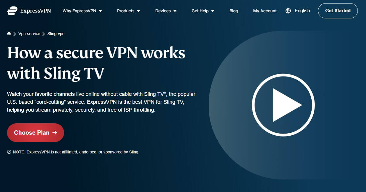 Expressvpn Sling Tv