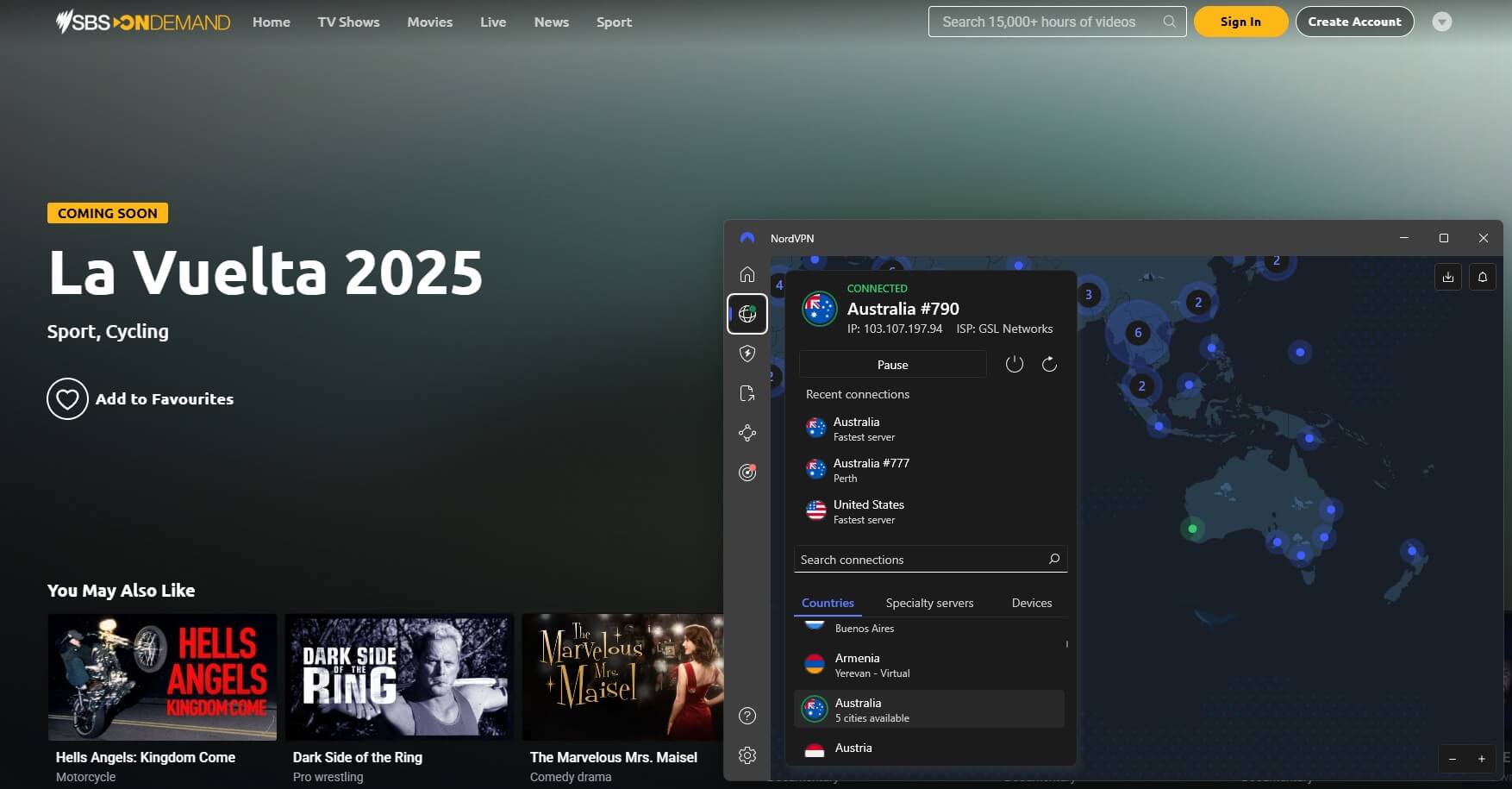 Nordvpn La Vuelta Sbs