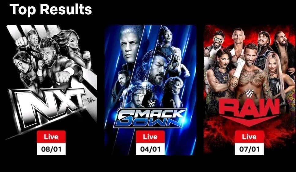 Netflix Uk Wwe
