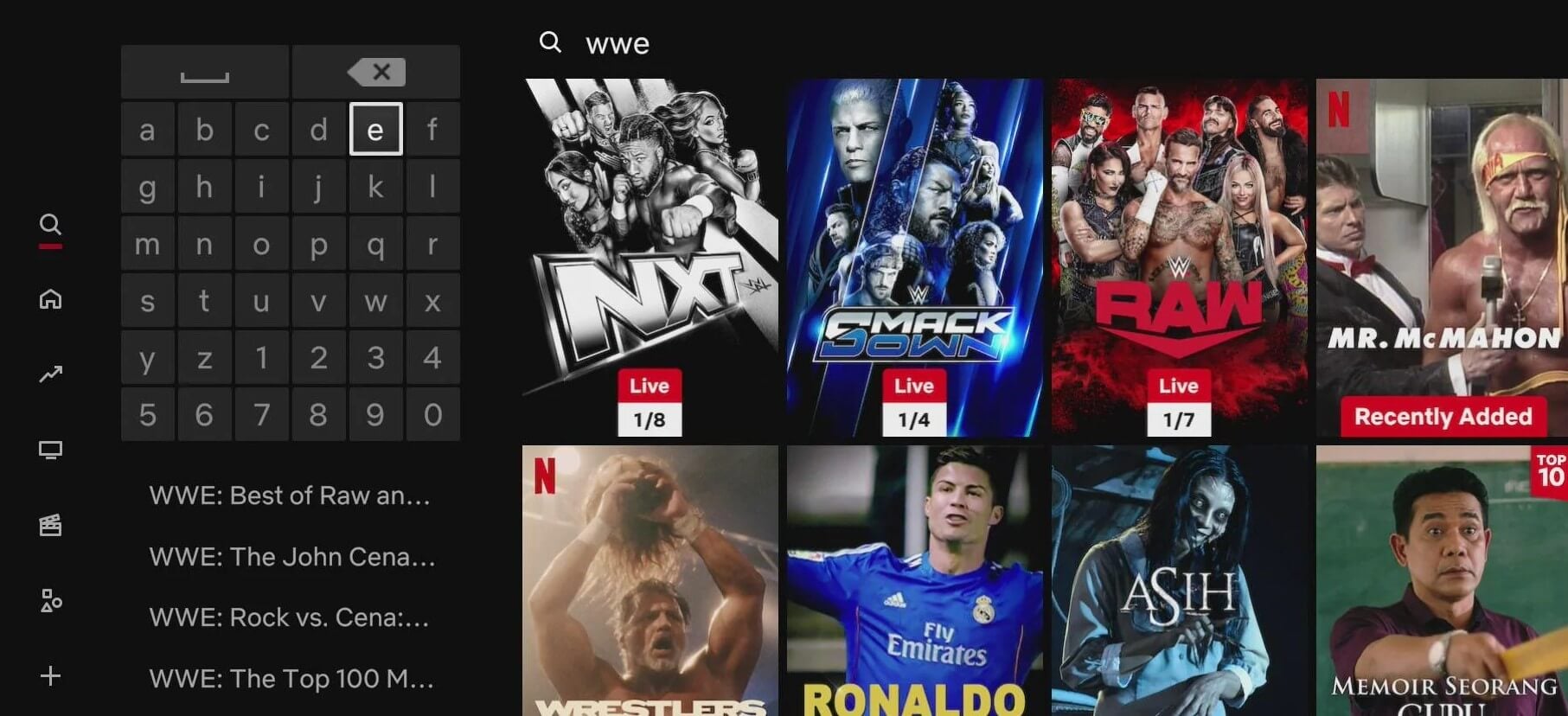 Netflix Wwe