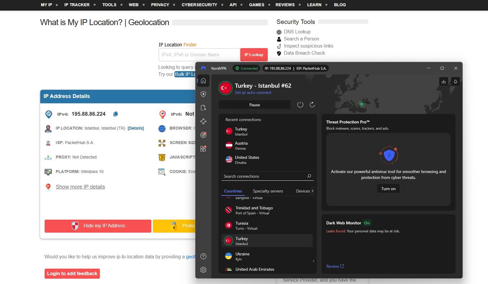 Nordvpn Turkey Ip Connected
