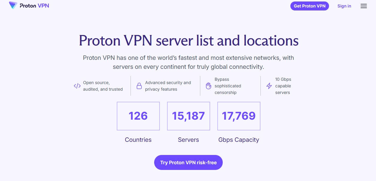 Proton Vpn Servers