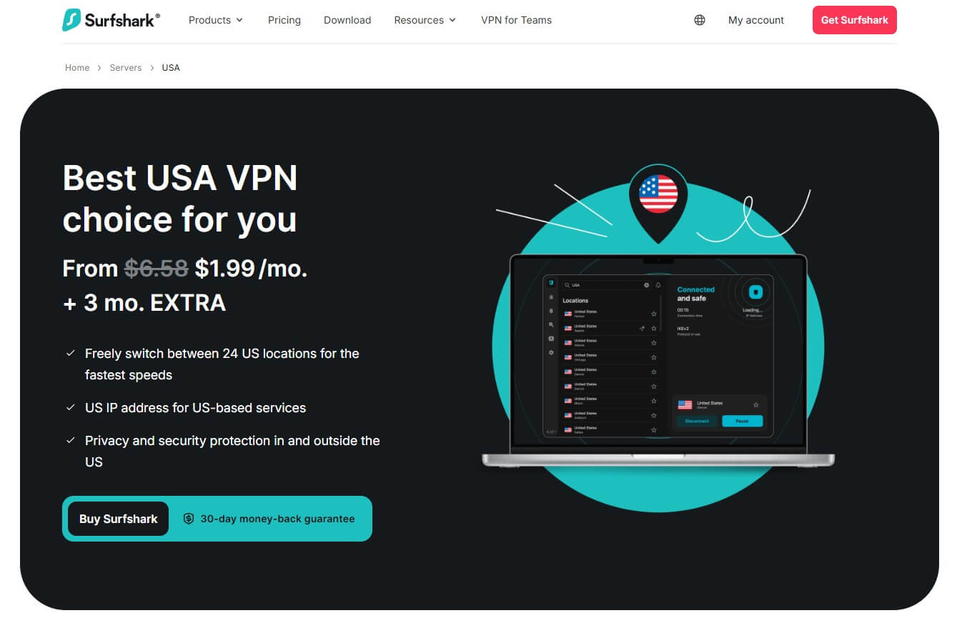 Surfshark Usa