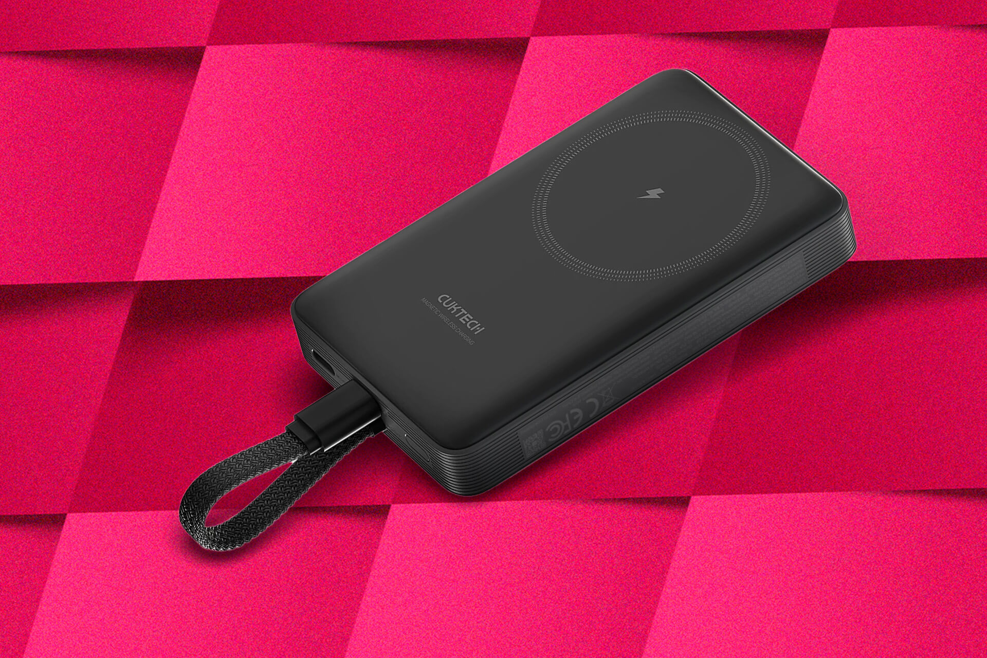 Cuktech Magnetic Battery (10,000mah With Usb C Cable)