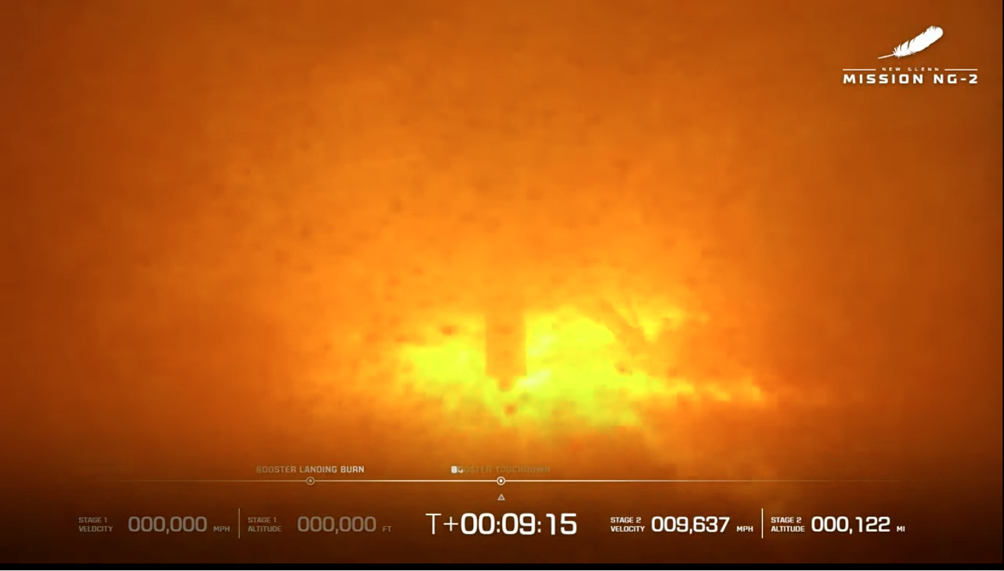 New Glenn Booster Landing 