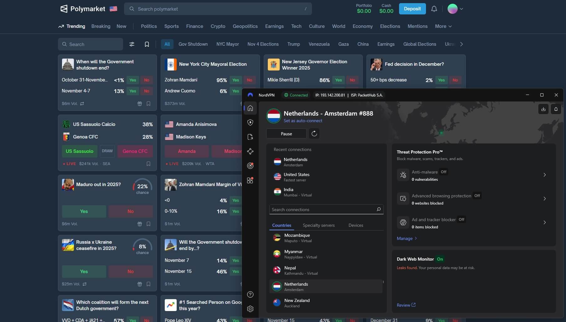 Nordvpn Polymarket Unblock