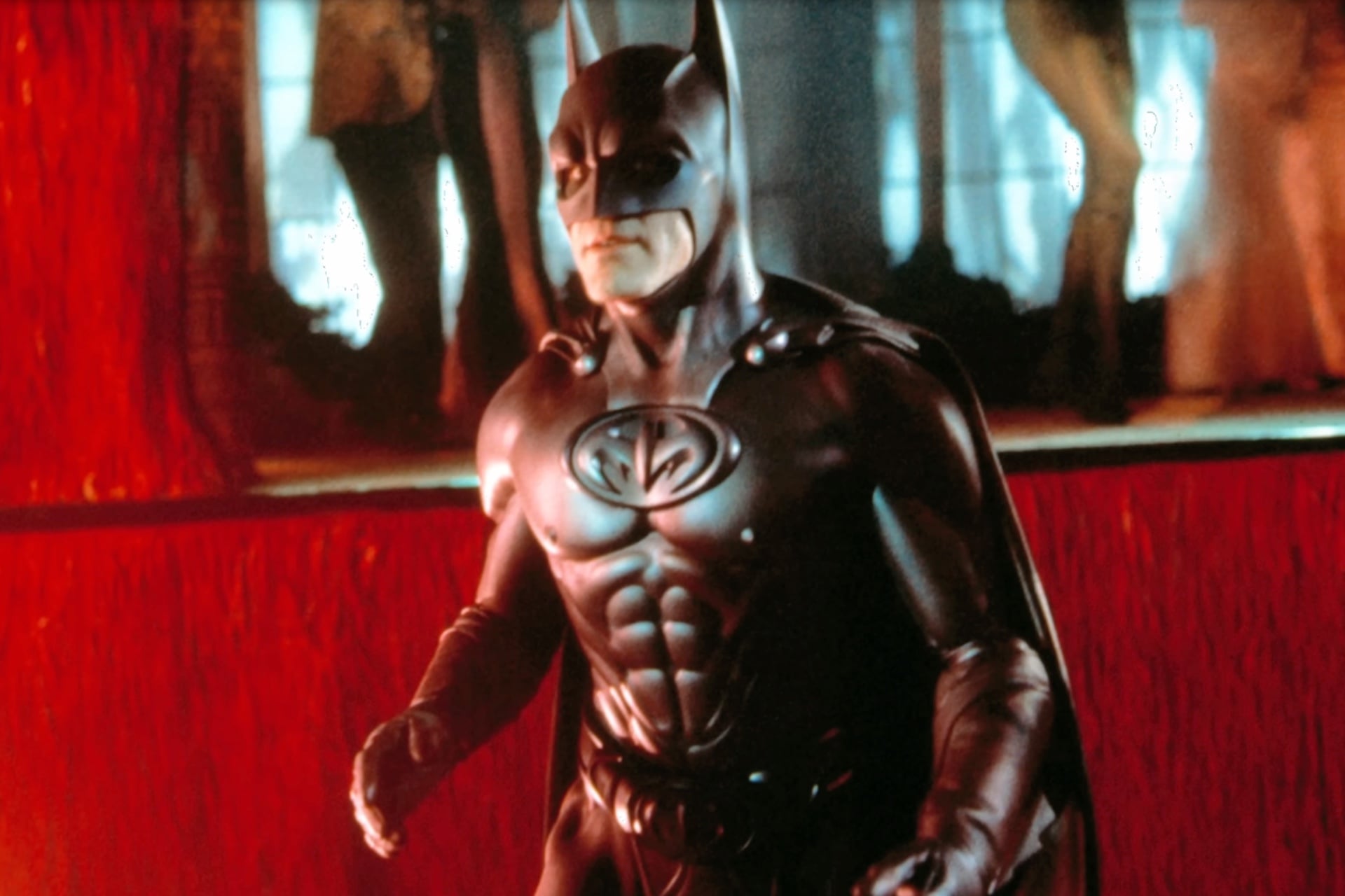 "My eyes are up here."