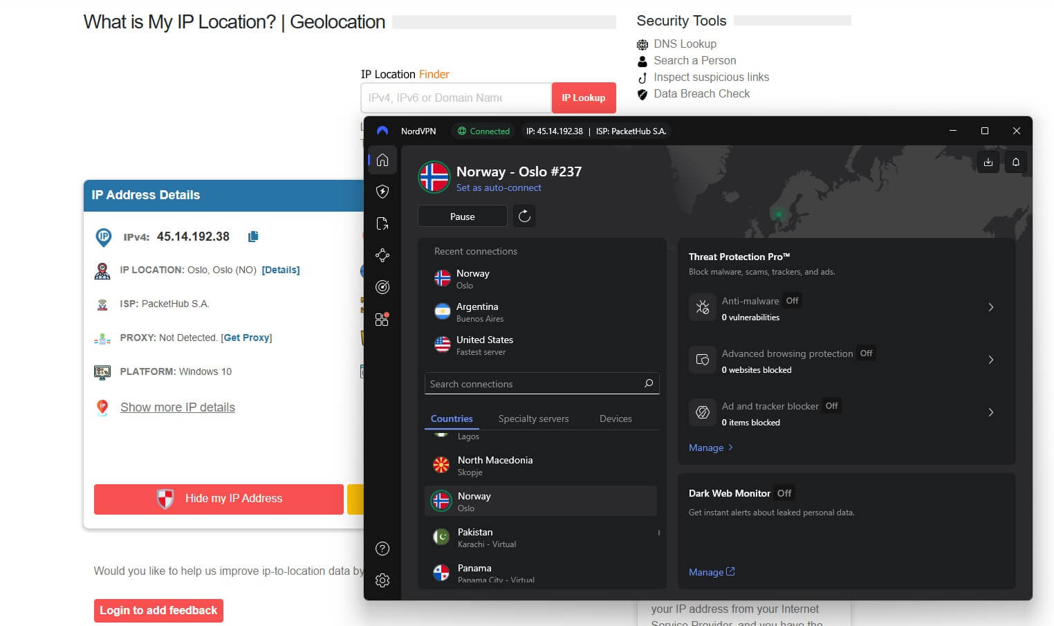 Nordvpn Norway Ip Location