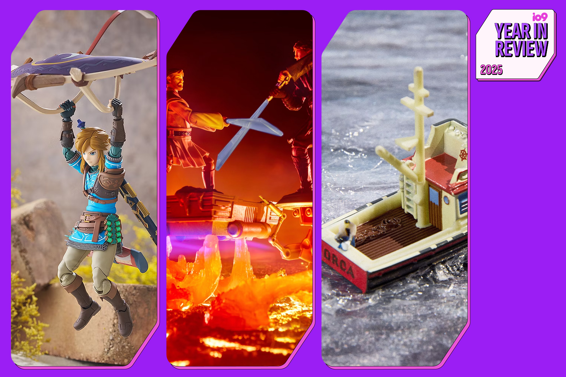 Year In Review 2025 Best Toys Figma Link Star Wars Black Series Hot Wheels Jaws