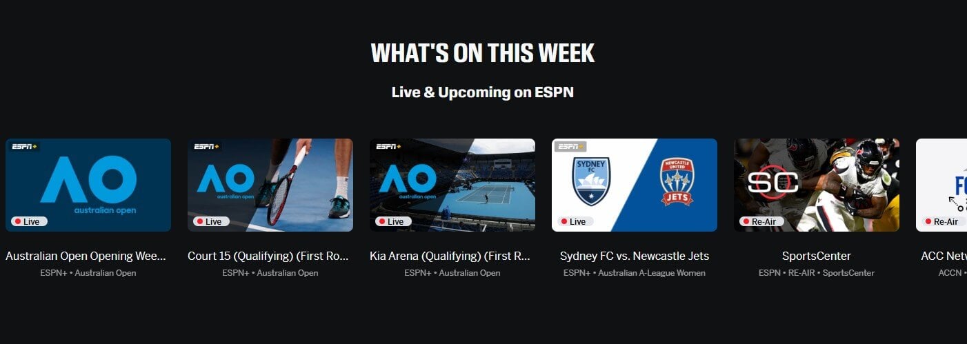 Espn Australian Open