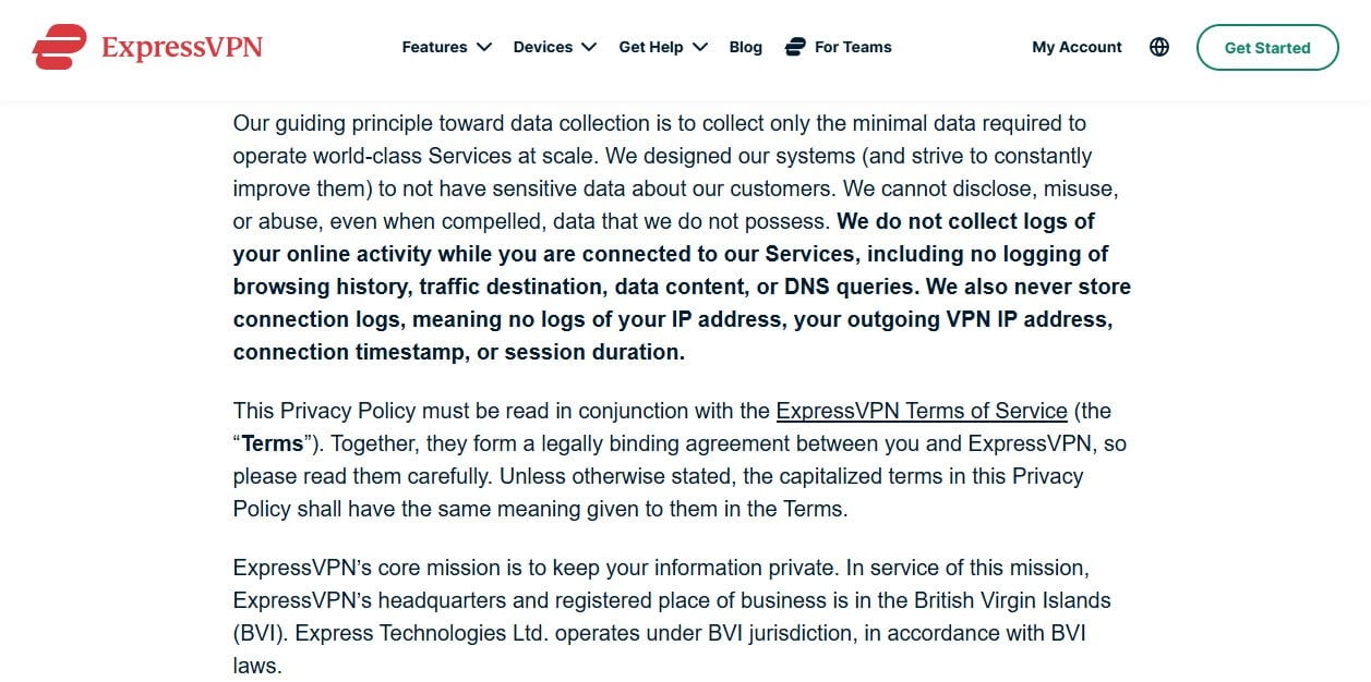 Expressvpn No Log Policy