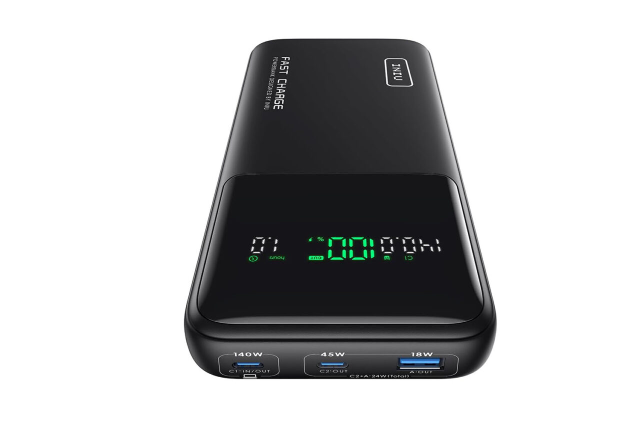 Iniu 140w Power Bank, 27000mah High Capacity Laptop Portable Charger