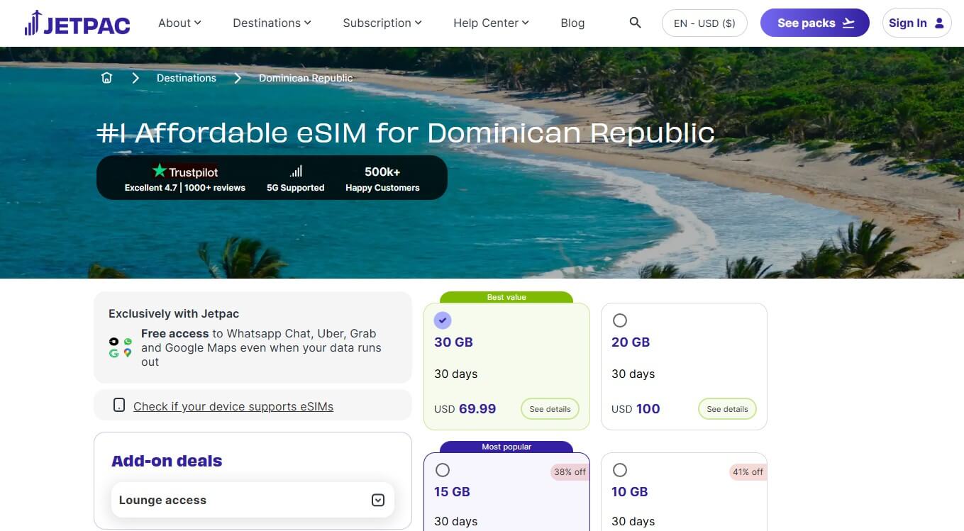 Jetpac Dominican Republic