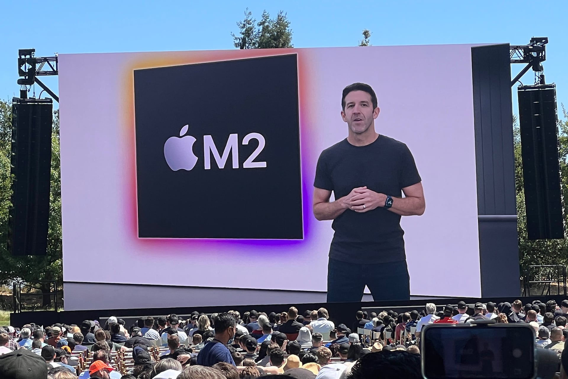 Apple logo displayed outside of a store