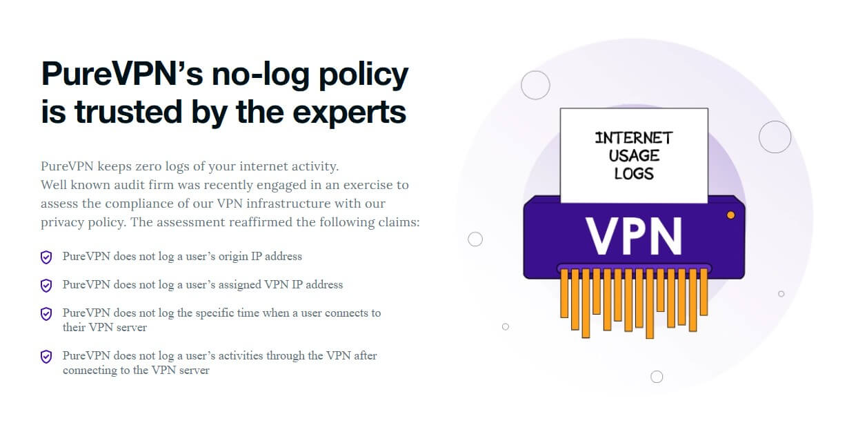 Purevpn No Log Policy