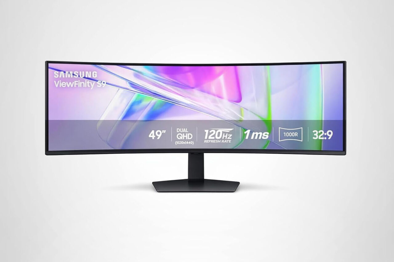 Samsung 49” Business Curved Ultrawide Dual Qhd Computer Monitor