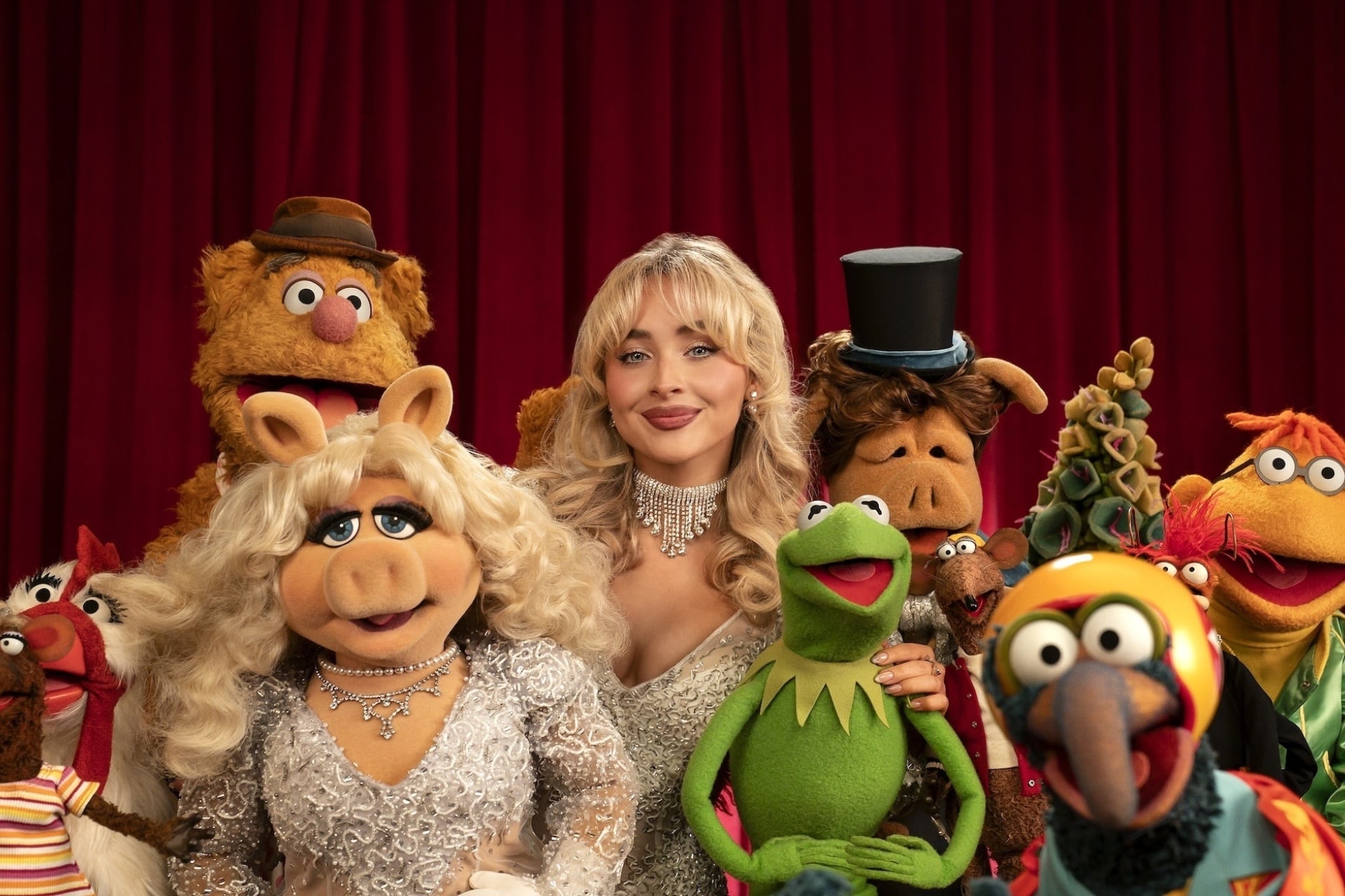 Sabrina Carpenter and the Muppets.