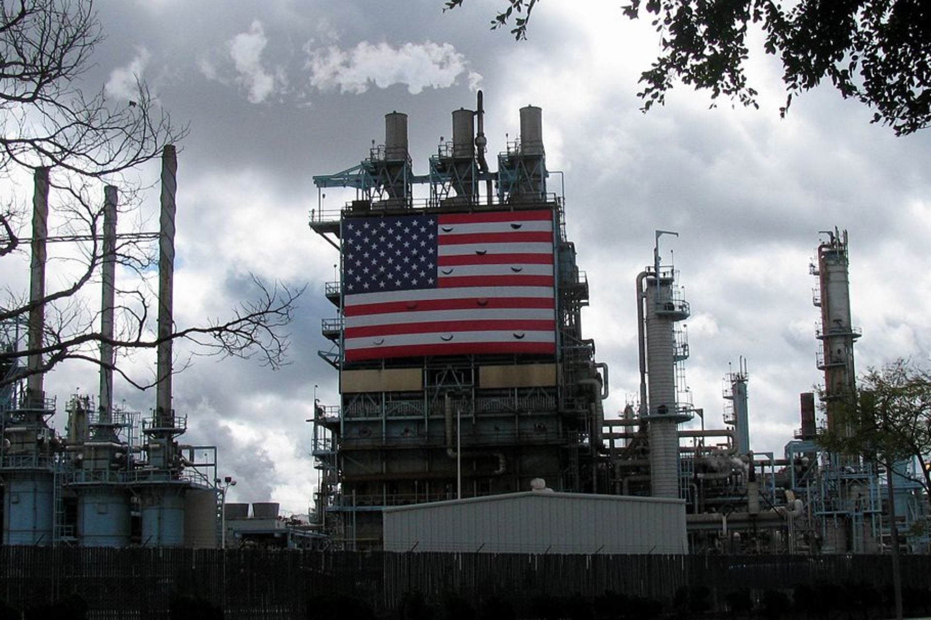An oil refinery in Carson, California, pictured in 2010