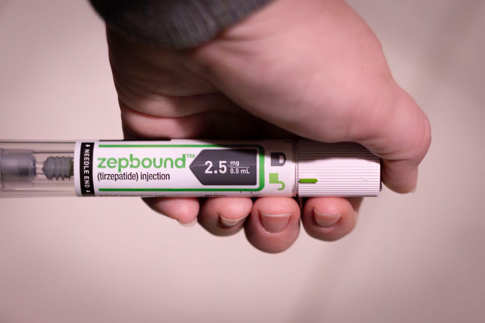 A Zepbound injection pen.