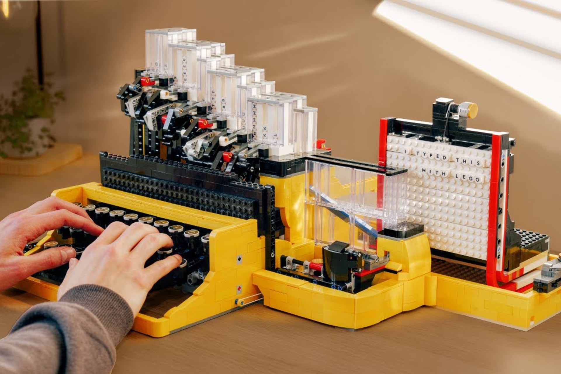 Lego typewriter