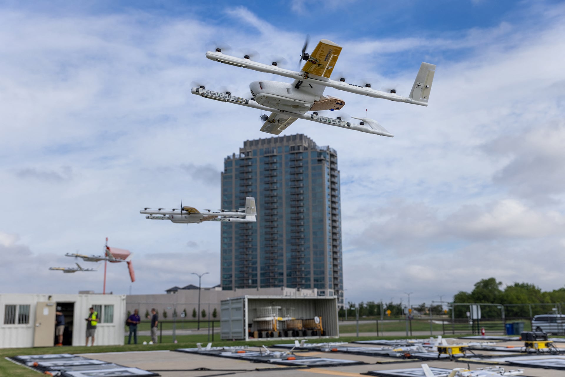 Wing Retail Technology Drones take flight.