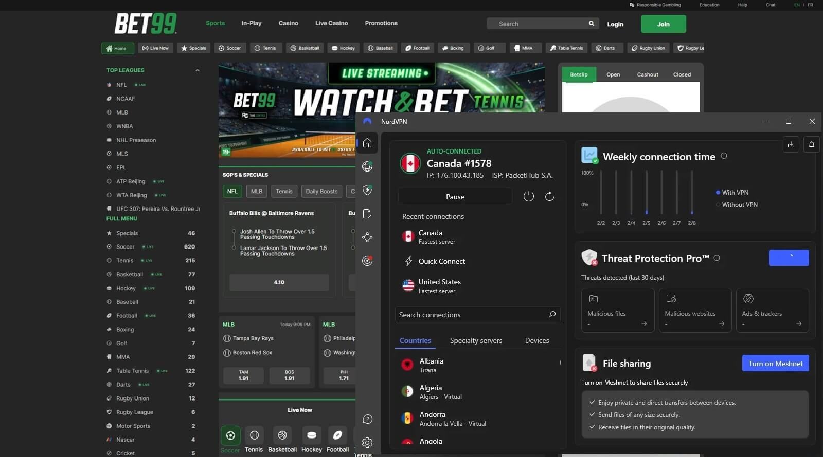 Nordvpn Bet99 Unblock