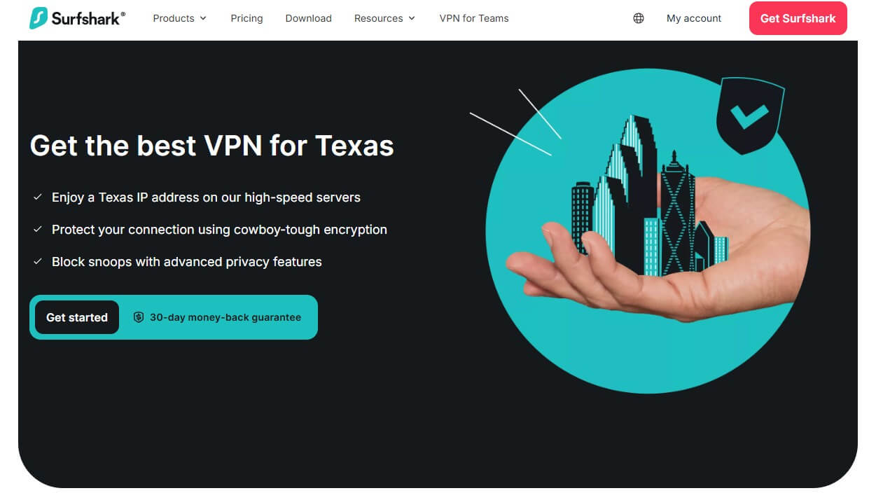 Surfshark Texas