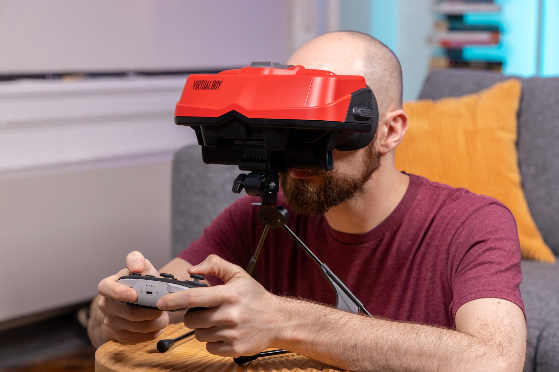 The Virtual Boy for Switch 2 will feel uncomfortable unless you raise it to the right height.