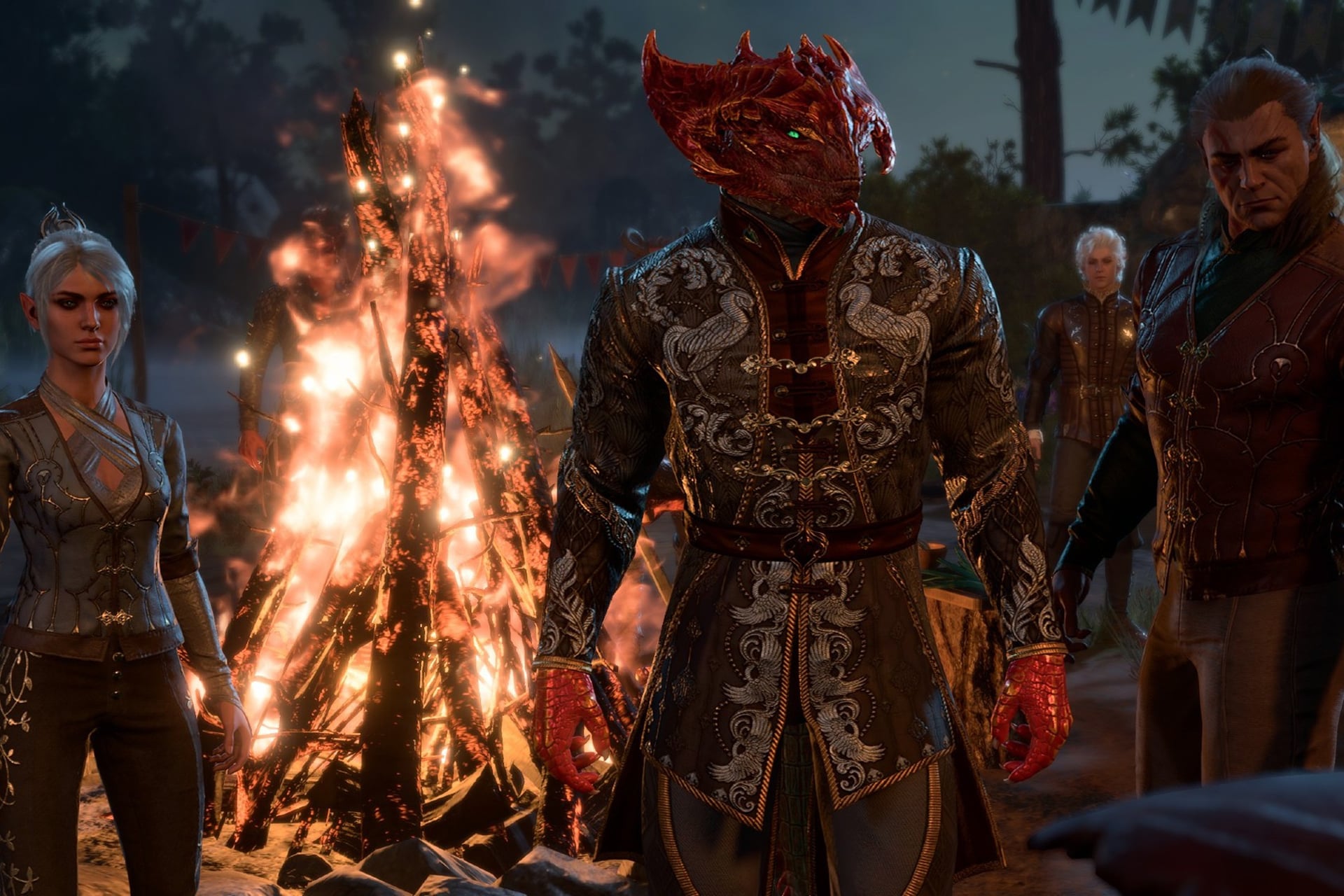 Baldur's Gate 3 Epilogue Shadowheart Halsin Dragonborn