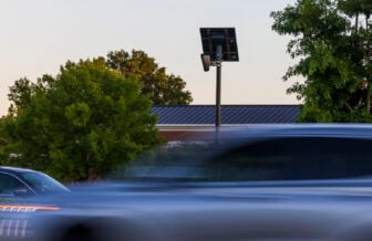 A flock traffic camera